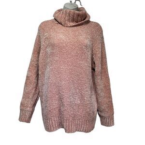 lush cowl neck pink sweater Size S